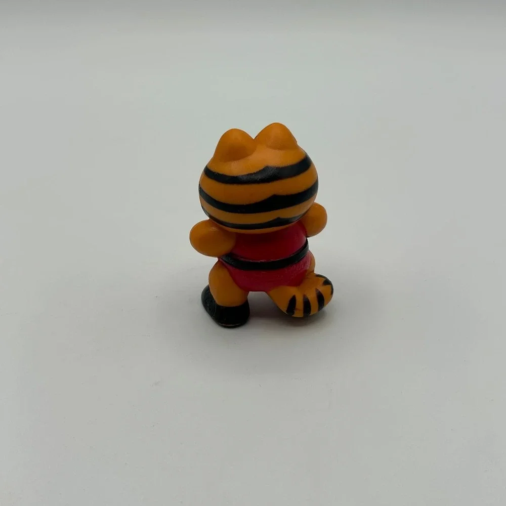 Vintage Garfield PVC Figures Set Boxer and Weightlifter 1978 1981 United Feature